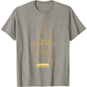 imageStar Wars The High Republic Stellan Gios For Light and Life TShirtSlate Grey