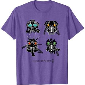 imageStar Wars The High Republic The Nihil TShirtPurple Heather