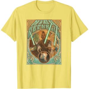 imageStar Wars The High Republic Vintage Poster TShirtLemon Yellow
