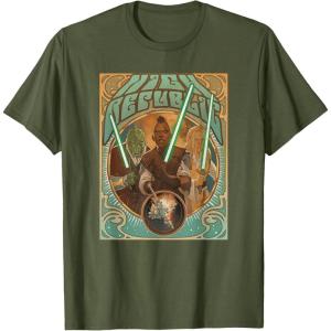 imageStar Wars The High Republic Vintage Poster TShirtOlive Green