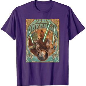 imageStar Wars The High Republic Vintage Poster TShirtPurple