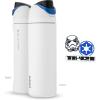 imageOwala Star Wars FreeSip Insulated Stainless Steel Water Bottle with Straw BPAFree Sports Water Bottle Great for Travel 24 Oz Stormtrooper