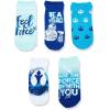 imageSTAR WARS Womens 5 Pack No Show SocksAssorted Blue Multi