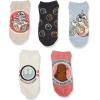 imageSTAR WARS Womens 5 Pack No Show SocksAssorted Pink Multi