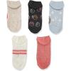 imageSTAR WARS Womens 5 Pack No Show SocksAssorted Pink Multi