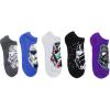 imageSTAR WARS Womens 5 Pack No Show SocksAssorted Purple