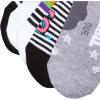 imageSTAR WARS Womens 5 Pack No Show SocksAssorted Rainbow
