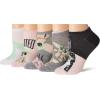 imageSTAR WARS Womens 5 Pack No Show SocksPink Grey Multi