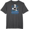 imageStar Wars  Stormtrooper Logo TShirtDark Heather Grey