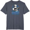 imageStar Wars  Stormtrooper Logo TShirtHeather Blue
