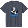 imageStar Wars  Stormtrooper Logo TShirtHeather Blue