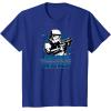 imageStar Wars  Stormtrooper Logo TShirtRoyal Blue