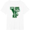 imageStar Wars  Yoda Letterman TShirtWhite