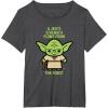 imageStar Wars Yoda Quote A Jedis Strength Flows from the Force TShirtDark Heather Grey