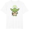 imageStar Wars Yoda Quote A Jedis Strength Flows from the Force TShirtWhite