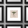 imageTrends International Gallery Pops Star Wars Saga  Neutral Abstract Yoda Wall Art Wall Poster 12quot x 12quot Black Framed VersionBlack Framed Version