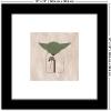 imageTrends International Gallery Pops Star Wars Saga  Neutral Abstract Yoda Wall Art Wall Poster 12quot x 12quot Black Framed VersionBlack Framed Version