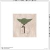 imageTrends International Gallery Pops Star Wars Saga  Neutral Abstract Yoda Wall Art Wall Poster 12quot x 12quot Black Framed VersionUnframed Version