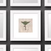 imageTrends International Gallery Pops Star Wars Saga  Neutral Abstract Yoda Wall Art Wall Poster 12quot x 12quot Black Framed VersionWhite Framed Version