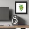 imageTrends International Gallery Pops Star Wars Saga  Pop 70s Yoda Wall Art Wall Poster 1200quot x 1200quot Black Frame VersionBlack Frame Version