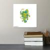 imageTrends International Gallery Pops Star Wars Saga  Pop 70s Yoda Wall Art Wall Poster 1200quot x 1200quot Black Frame VersionUnframed Version