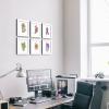 imageTrends International Gallery Pops Star Wars Saga  Pop 70s Yoda Wall Art Wall Poster 1200quot x 1200quot Black Frame VersionWhite Frame Version