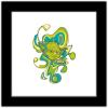 imageTrends International Gallery Pops Star Wars Saga  Pop 70s Yoda Wall Art Wall Poster 1200quot x 1200quot Black Frame VersionBlack Frame Version