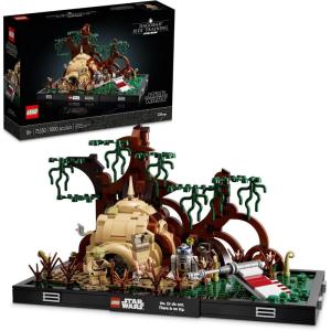 imageLEGO Star Wars Dagobah Jedi Training Diorama 75330 Set  Complete Series with Yoda and R2D2 Minifigures and Luke Skywalkers XWing Birthday Gift Idea for Adults Men Women Room Dcor MemorabiliaMulticolor