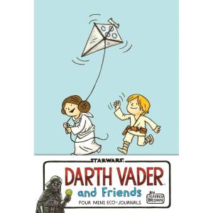 imageRey and Pals 30 Postcards Illustrated Star Wars Greeting Cards for Thank Yous and Birthdays Darth Vader and Son Series StationeryVader  Friends Mini Journal