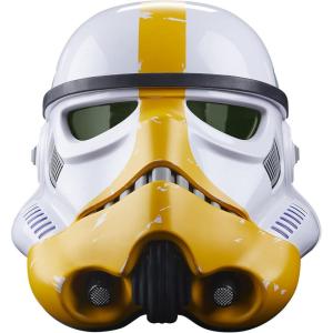 imageSTAR WARS The Black Series The Mandalorian Artillery Stormtrooper Premium Electronic Helmet