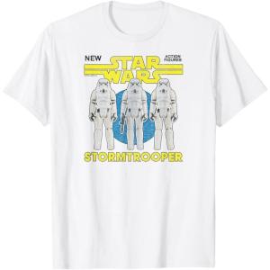 imageStar Wars  Stormtrooper Action Figure TShirtWhite