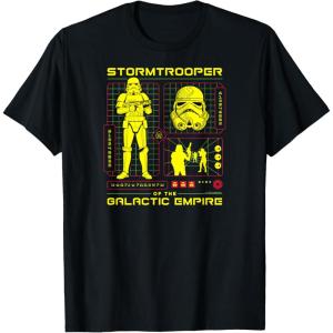 imageStar Wars  Stormtrooper Dark Digital TShirtBlack