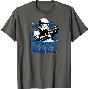imageStar Wars  Stormtrooper Logo TShirtAsphalt Grey