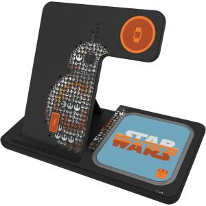 imageStar Wars Stormtrooper Quadratic 15Watt 3 in 1 Charging StationBB8