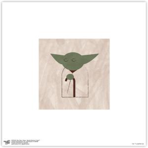 imageTrends International Gallery Pops Star Wars Saga  Neutral Abstract Yoda Wall Art Wall Poster 12quot x 12quot Black Framed VersionUnframed Version