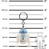 imageLego Star Wars Large 2 Inch Tall Figure Keychain Light  R2D2 KE21H Features LED Light