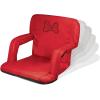 imagePICNIC TIME Star Wars R2D2 Ventura Reclining Stadium Seat with Back Support Bleacher Seat Beach Floor Chair Navy BlueDisney Minnie Mouse  Red