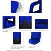 imagePICNIC TIME Star Wars R2D2 Ventura Reclining Stadium Seat with Back Support Bleacher Seat Beach Floor Chair Navy BlueStar Wars R2d2  Navy Blue