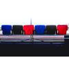 imagePICNIC TIME Star Wars R2D2 Ventura Reclining Stadium Seat with Back Support Bleacher Seat Beach Floor Chair Navy BlueStar Wars R2d2  Navy Blue