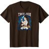 imageStar Wars  Rey Art Nouveau TShirtBrown