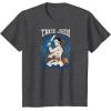 imageStar Wars  Rey Art Nouveau TShirtDark Heather Grey