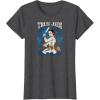 imageStar Wars  Rey Art Nouveau TShirtDark Heather Grey
