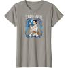 imageStar Wars  Rey Art Nouveau TShirtSlate Grey