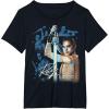 imageStar Wars  Rey Lightsaber TShirtBlack