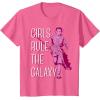 imageStar Wars Episode 7 Rey Girls Rule The Galaxy TShirt TShirtPink Heather