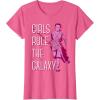 imageStar Wars Episode 7 Rey Girls Rule The Galaxy TShirt TShirtPink Heather