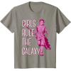 imageStar Wars Episode 7 Rey Girls Rule The Galaxy TShirt TShirtSlate Grey