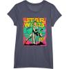 imageStar Wars Rey 90s TShirtHeather Blue