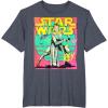 imageStar Wars Rey 90s TShirtHeather Blue