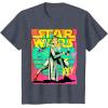 imageStar Wars Rey 90s TShirtHeather Blue